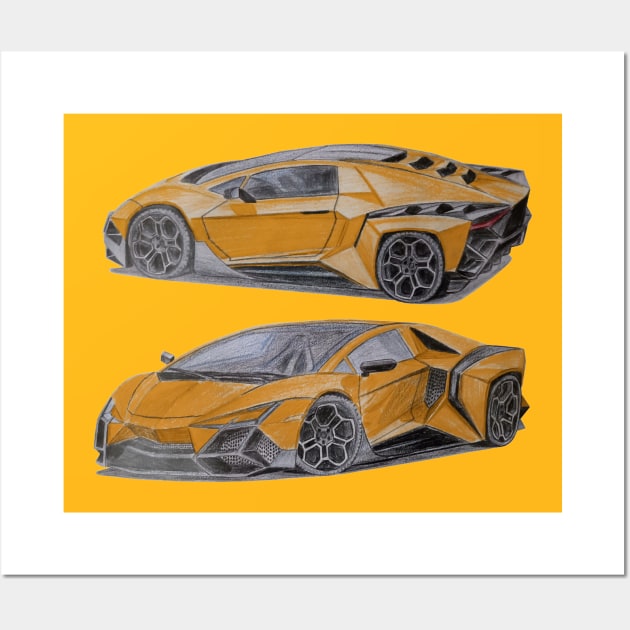 Lamborghini Wall Art by An.D.L.